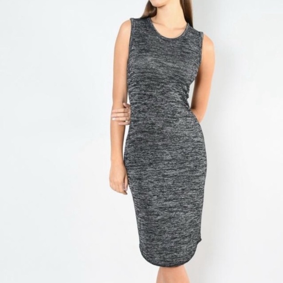 ARITZIA Wilfred Free Black Sleeveless Midi Dress - Picture 1 of 4